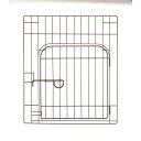 カスタムペットサークル 単品 60入口付 ブラウン (ペット用品) 茶 自由自在にカスタマイズ ペットサークル60入口付き、ブラウンカラーで組み合わせてサークル・ケージに 茶