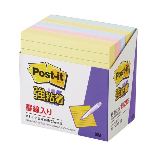【まとめ】 スリーエム ジャパン Post-it強粘着ノート 630-5SSAP 【×2セット】 強力な粘着力を持つ便利なノート2セット 貼っても剥がしてもしっ...