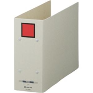 (まとめ)キングジム 保存ファイルドッチ 4088 A4E 80mm 灰/赤【×20セット】 便利なパイプ式ファイル、瞬時に開閉可能 キングジムの保存ファイルド...