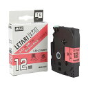 【5セット】 MAX ラミネートテープ 8m巻 幅12mm 黒字・赤 LM-L512BR LX90180X5 高品質なラミネートテープ5セット 8m巻きで使いやすく、幅12mmの黒字・赤のテープ ラミネートテープ(PM-3600/PM-2400N)をお得に5セットでご提供 LM-L512BR LX90180X5(2)