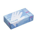(まとめ) PVC手袋パウダーなし L 1箱(100枚) 【×5セット】 手のひらを守る、パウダーフリーのPVC製手袋 清潔で快適な使い心地、大切な作業をサポー...