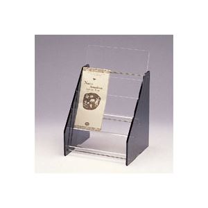 クラウン パンフレット台 アクリル製 CR-PF13-T 1台 透明な美しさを纏う、クラウンのパンフレットを飾る台 アクリル製のCR-PF13-T、あなたの情報...