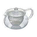 HARIO 茶茶急須 丸 450ml CHJMN-45T お茶を淹れるのが簡単になる 450mlの丸型 (円形 ラウンド) 急須が登場 お茶の時間をより贅沢に演...