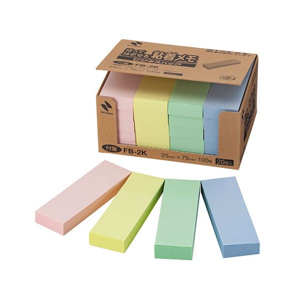 ニチバン ポイントメモ 混色 NB-FB-2K カラフルなメモリーズ 色とりどりのポイントメモリー NB-FB-2K