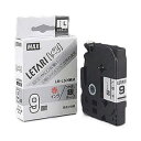 【3セット】 MAX ビーポップ ミニ用テープ 8m巻 幅:9mm 赤字・つや消し銀 LM-L509RM LX90685X3 ビーポップミニ用のラミネートテープ3セット 赤字とつや消し銀の鮮やかな色合いで、8m巻きの9mm幅テープが便利 LM-L509RM LX90685X3をお得にGET(2)