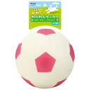 (まとめ)わんわんサッカーL ピンク (犬用玩具) 【×2セット】 元気いっぱい お外で楽しむワンダフルサッカーL ピンク 犬のための最高の遊び道具、お友達との...