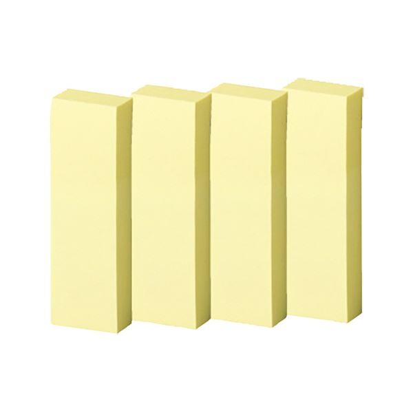 TANOSEE強粘着ふせん 50×15mm パステルカラー・イエロー 1セット(60冊:20冊×3パック) 黄 パステルカラーのイエローが鮮やかな50×15mm...