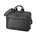 マチ拡張PC パソコン バッグBAG-W4BK 便利な整理 収納 力で快適な持ち運び マルチポケットPC パソコン バッグBAG-W4BK