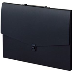 (まとめ)セキセイ アルタートケース ART-802-60 B3 黒【×2セット】 ビジネスに最適 プロ仕様のデザイン用具セット 図面整理 収納 バッグ&オフィ...