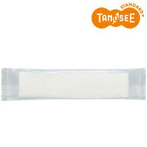 TANOSEE パルプ不織布おしぼり丸型 (円形 ラウンド) 1200枚入 ふんわりやわらかパルプ不織布おしぼり丸..