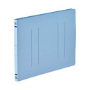 (まとめ)TANOSEEフラットファイルE(エコノミー) A4ヨコ 150枚収容 背幅18mm コバルトブルー1セット(100冊:10冊×10パック)【×3セッ...