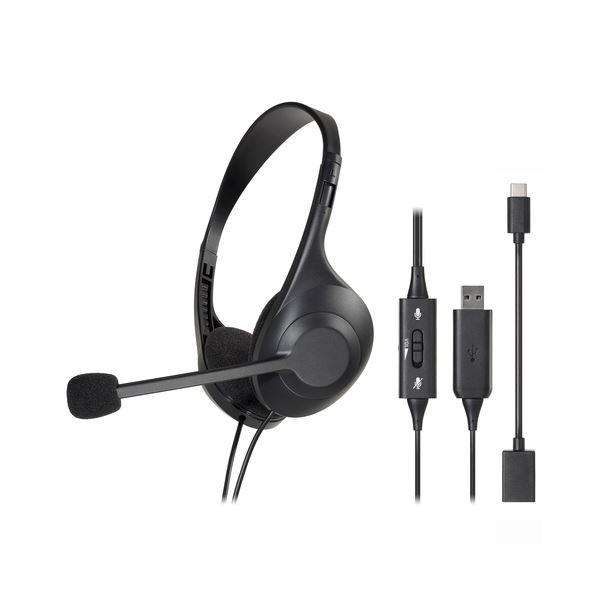 オーディオテクニカ USBヘッドセット ATH-102USB USB接続可能なヘッドセットで、高音質な音楽やクリアな通話を楽しめる 快適な装着感とノイズキャンセリング機能で、集中力アップ ATH-102USBは、あなたの音楽体験を一段と豊かにする最高のパートナーです