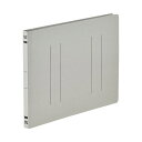 (まとめ)TANOSEEフラットファイルE(エコノミー) A4ヨコ 150枚収容 背幅18mm グレー1セット(100冊:10冊×10パック)【×3セット】 ス...