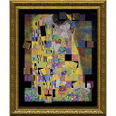 ユーパワー 名画モザイクアート Gel加工 アートフレーム Lサイズ クリムト「ザ・キス」 美しいジェル加工のアートフレームで、クリムトの名画 ザ・キス を再現...