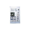(まとめ) 積水フィルム 積水90型ポリ袋 半透明 W-90 N-1042 1パック(10枚) 【×5セット】 透明度の高い90型ポリ袋が10枚ずつ入ったパック...