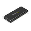 StarTech.com USB Type-C接続SATA M.2 NGFF SSDケース USB 3.1(10Gbps)ブラック 黒&シルバー SM21BMU...