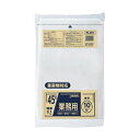 (まとめ) ジャパックス重量物対応 特厚ポリ袋 透明 45L PL410 1パック(10枚) 【×5セット】 大容量45リットルの特厚ポリ袋10枚入り 重いもの...