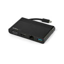 StarTech.com USB Type-C接続マルチアダプタ ブラック DKT30CHVCM 1個 黒 USB Type-Cポートを活用して、複数のデバイス...