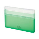 (まとめ)リヒトラブ AQUA DROPsコングレスケース A4 300枚収容 黄緑 A-5024-6 1セット(6個)【×5セット】 スムーズに取り出せる 便...
