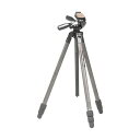 スリック SLIK ライトカーボン C283 II カーボン式・パイプ径28mmの中型タイプの3段三脚 ハライチロック式開脚機構 KEN09328 スリック S...