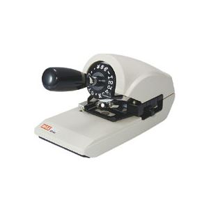 マックス ロータリー式チェックライタ RC-150S 1台 印章作成に最適 手軽な操作で便利なチェック印鑑 マックスの革新的なロータリー式チェック印鑑RC-15...