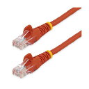 StarTech.com カテゴリー5e LANケーブル 配線 5m レッド 45PAT5MRD 1本 赤 高速通信に最適なLANケーブル 配線 5メートルの赤...