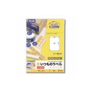 (まとめ)プラス いつものラベル ノーカット 100枚 ME-500T【×2セット】 オフィス 事務用 で使える 便利なラベル用紙 プラスの新定番 いつでも使え...