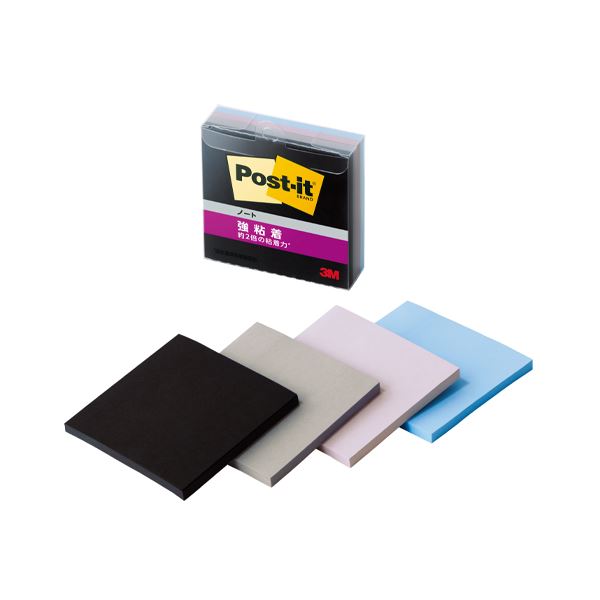 (まとめ) 3M ポスト・イット強粘着ノートマルチカラー9 654SS-MC-9【×3セット】 強力な粘着力で使いやすい 色とりどりのノートが9冊セットになって...