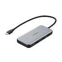 USBType-Cデータポート/4K/60Hz対応ドッキングステーション シルバー DST-C26SV 1個 最新技術搭載 USB Type-C接続可能な4K解...