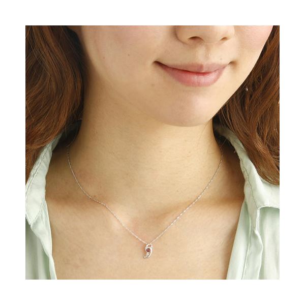 夢の小屋のK18WGピンクトルマリンペンダント/ネックレス 輝くK18ホワイトゴールドの魅惑的なピンクトルマリンペンダント/ネックレス｜アングル3