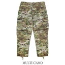 カモフラージュ パンツ 迷彩 ズボン Mサイズ マルチ カモ 綿混 アメリカ軍 ミリタリーウェア ミリタリーパンツ 軍パン 軍モノ アウトドアの戦場で、サバゲー...