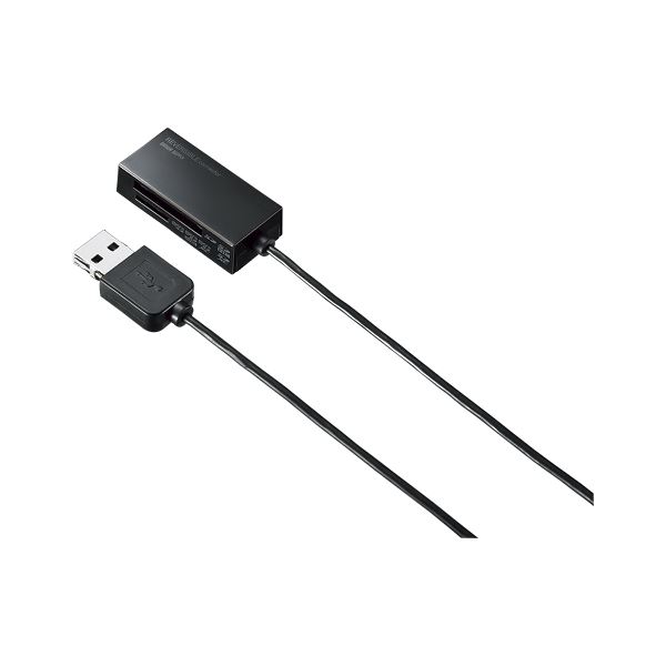 USB2.0 カードリーダー ADR-MSDU3BKN 高速データ転送が可能なUSB2.0対応の多機能カードリーダー さまざまなメディアをスムーズに読み込み、便利なデータ管理を実現 デザインもスタイリッシュで使いやすさも抜群 ADR-MSDU3BKNは、あなたのデジタルライフをサポートする頼れ