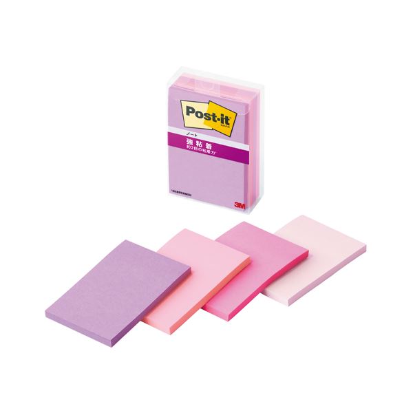(まとめ) 3M ポスト・イット強粘着ノートマルチカラー7 656SS-MC-7N【×5セット 強力な粘着力で使いやすい 7色のノートセット×5セット 色々な用...