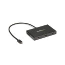 StarTech.com マルチモニターアダプタ MSTハブ 4K USB C(オス)-HDMI(メス)×3口 Windows用ブラック MSTCDP123HD...