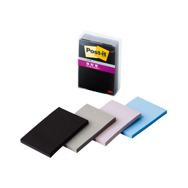 (まとめ) 3M ポスト・イット強粘着ノートマルチカラー9 656SS-MC-9【×5セット】 強力な粘着力で使いやすい 9色の多彩なカラーが魅力のポスト・イッ...