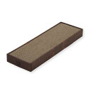 (まとめ)バリバリパッド スリム ダークブラウン【×5セット】 (猫用玩具/爪磨き) 茶 パワフルな爪磨きの達人 スリムサイズのダークブラウンケースに詰まった、...