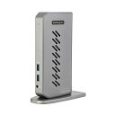 StarTech.com ドッキングステーション 6ポート DK30A2DHU 1台 6つのポートを搭載した便利なドッキングステーション、あなたのデスク (テー...