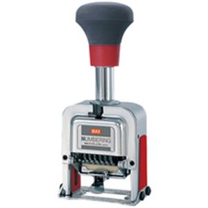 ナンバリング スタンプ 6桁7様式 A字体 進化したスタンプ 6桁7様式の魅力が満載、使いやすさ抜群のA字体スタンプ