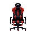 ルセル V3 オットマン 足置き 付 チェア (イス 椅子) レッド RD 組立式 赤 リッチな赤色のチェア (イス 椅子) にオットマン 足置き が付いた、組...