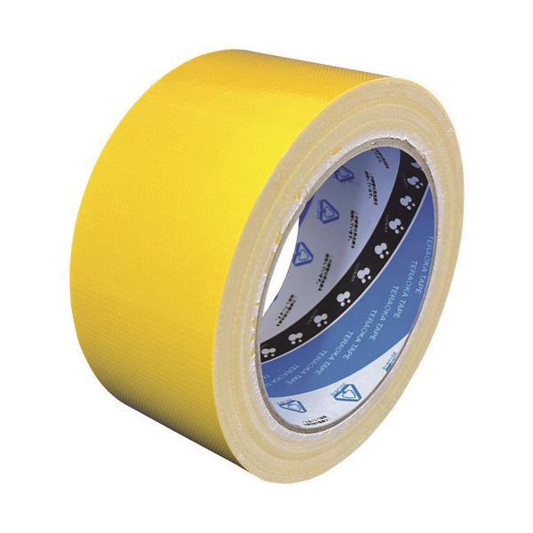 (まとめ) 再生カラー布テープNo.1605 黄 50mmX25m 【×5セット】 再生素材を使用したカラフルな布テープ、黄色の50mmX25mサイズが5セット入ったお得なセット 手軽に使えて便利なアイテムです(4)