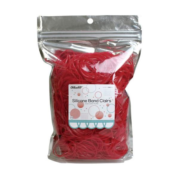 (まとめ)共和 オーバンド シリコーンバンドクレアス #16 内径38mm レッド 300g GGS-300-RD 1袋【×5セット】 赤 進化したシリコーンバ...