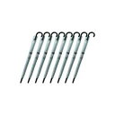 オカザキ ジャンプ傘 65cm 透明 8本 透明な8本骨を持つ65cmのジャンプ傘、雨の日もスタイリッシュに