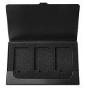 (まとめ)Digio2 メモリーカードケース SD/3枚 MCC-2201BK ブラック【×3セット】 黒 大容量 大型 でスタイリッシュなデジオ2メモリーカー...