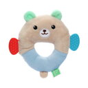 (まとめ)バブー ラウンドベアー【×3セット】 (犬用玩具) ふわふわ 柔らか で愛らしいぬいぐるみ系おもちゃ 愛犬のためのバブー ラウンドベアー【3個セット】