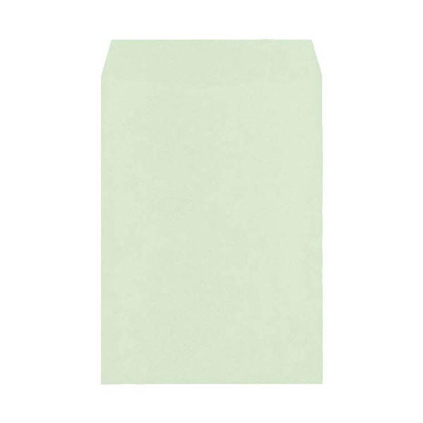 キングコーポレーション Hiソフトカラー封筒 角2 100g/m2 グリーン 〒枠なし クイック スミ貼 0754151ケース(500枚) 緑 ソフトな触り心地...