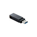 キャップ回転式USBメモリ(ブラック) MF-RMU3B032GBK 黒 黒い蓋を回して使うUSBメモリー 容量32GBの製 データを手軽に持ち運び、安全 安心...