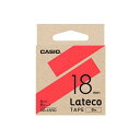 【5個セット】 カシオ計算機 Lateco 詰め替え用テープ 18mm 赤テープ 黒文字 XB-18RDX5 鮮やかな赤と黒のダンス 18mm幅のテープが8mの...