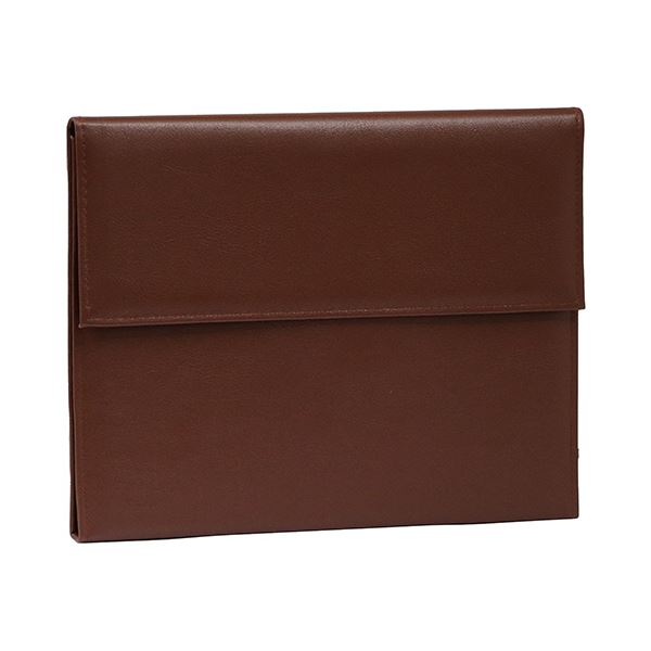 (まとめ)テージー不動産書類ホルダー エコタイプ A4 3折タイプ 20ポケット 濃茶 タイトル無し FHB-140-091セット(5冊)【×3セット】 使いや...