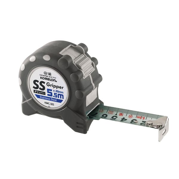 KOMELON コメロン SSグリッパー 幅25mm 長さ5.5m 水平保持2.1m KMC-32S-55-25 グリップ力抜群 幅広25mm、長さ5.5m、水...