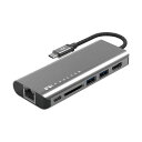 フィールドスリーPortable 6 in 1 USB-C ハブ HCM006AP2F 1個 6つの機能を備えたUSB-Cハブ デバイスを簡単に接続して快適な作...